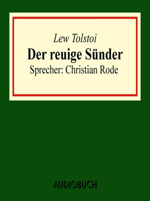 cover image of Der reuige Sünder (aus